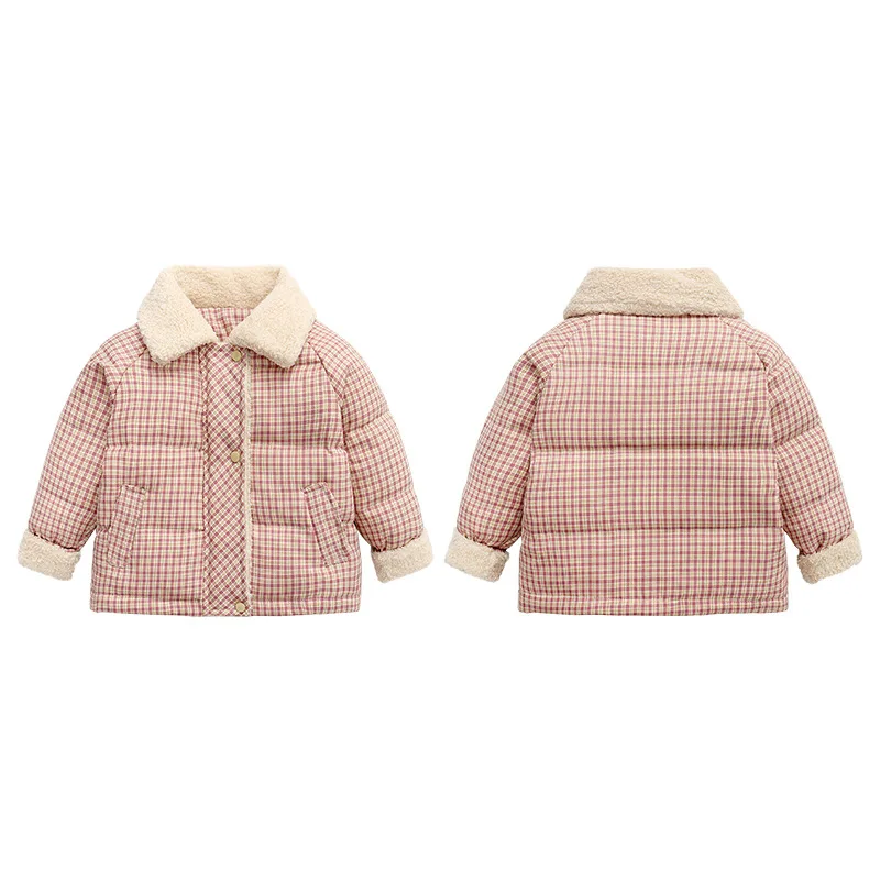 3-8Y الأطفال حقيقية أسفل السترات 2025 الخريف والشتاء جديد بنين بنات سميكة أسفل معطف الأطفال الملابس في الهواء الطلق #2