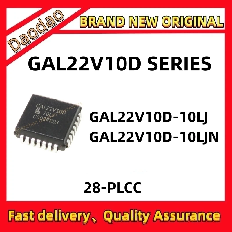 

Gal22v10d-10lj GAL22V10D-10LJN GAL22V10D IC chip 28-PLCC programmable logic new original