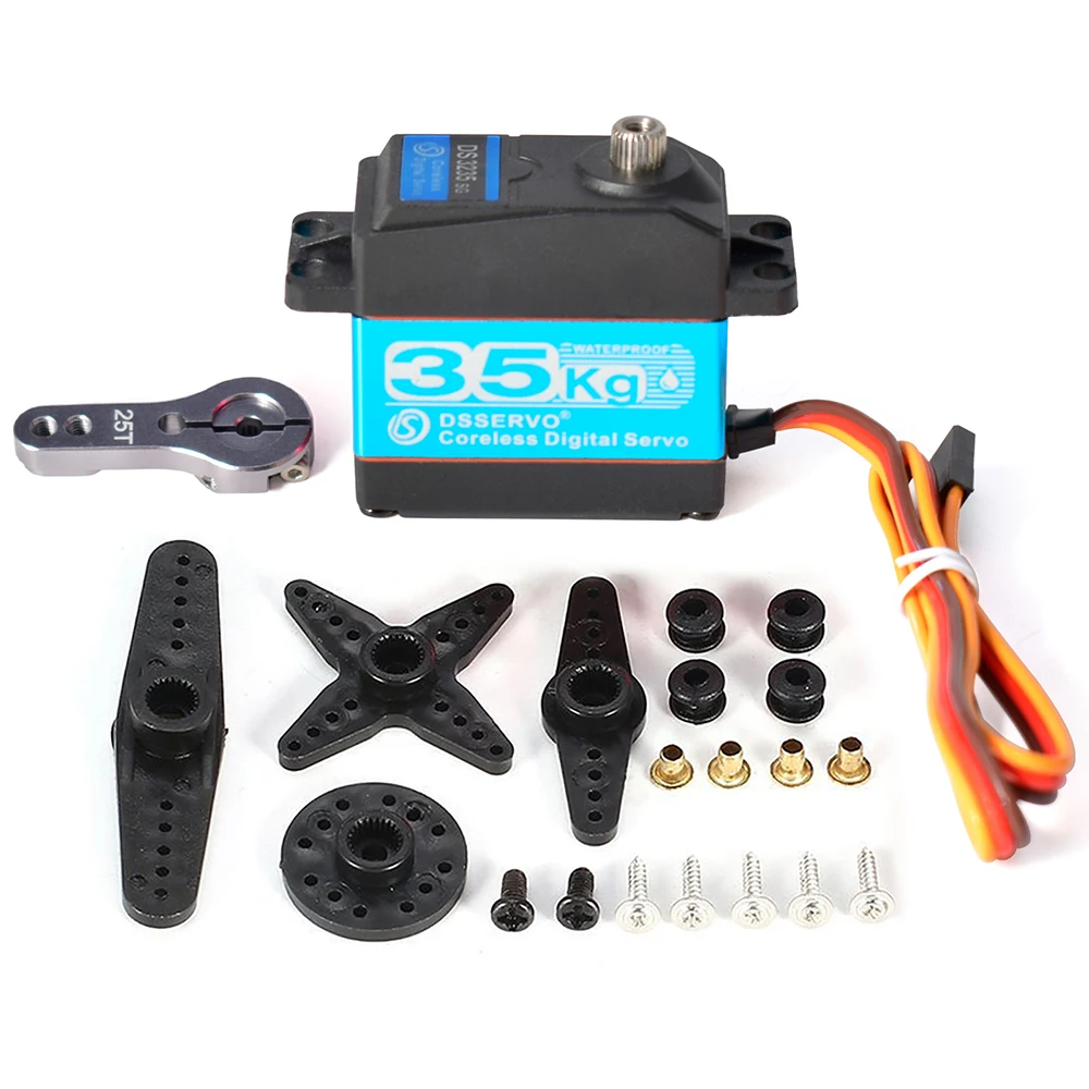 Dsservo Waterdichte Servo DS3235 35KG 180/270 Graden Metal Gear Digitale Servo Baja Servo met Metalen Arm voor 1/8 1/10 1/12 RC Auto's