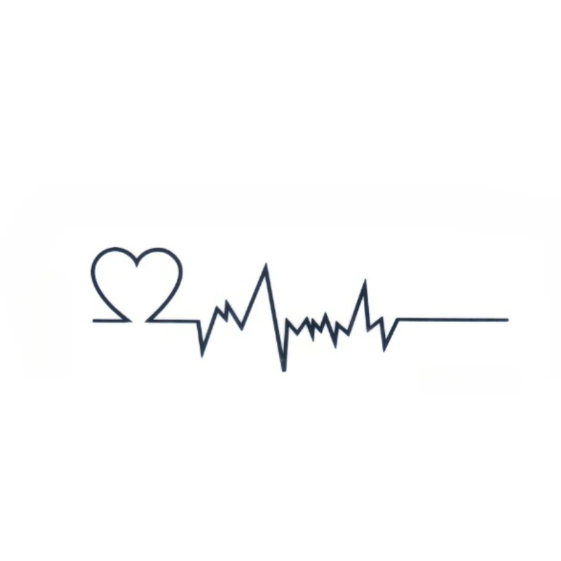 

Наклейки для украшения автомобиля Love Heartbeat Применение продукта Окно автомобиля 15 см ПВХ KK