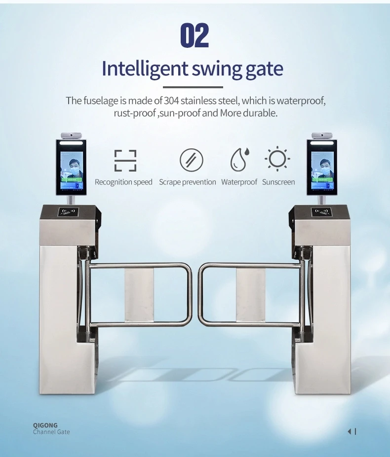 Qigong نظام الحضور كشف آلة قياس قوس الإنسان تحقق قياس وحدة المحطة التعرف على الوجه #3