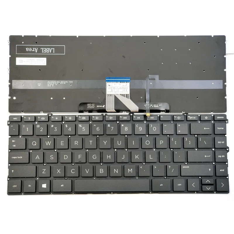 New For HP Pavilion x360 14M-DW 14M-DW0013DX 14M-DW0023DX 14M-DW1013DX 14M-DW1023DX Laptop Keyboard US Black With Backlit