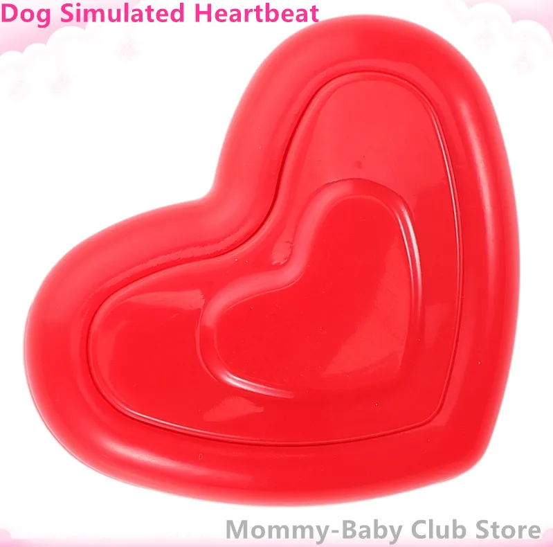 Accessori per animali domestici simulatore di battito cardiaco gatto giocattolo per l'addestramento del comportamento Pet Heart Beat Sound Box Snuggle sollievo dall'ansia aiuto per il sonno