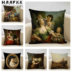 Home Decoration Cushion Cover Sofa Pillow Case New Mexico Painter Self Portrait Car Office Accessories Decor Pillowcase