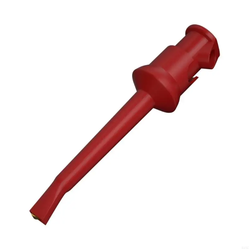 M4YC 10pcs Mini Hook Test Clip Test Hook Clip Mini Grabber Test Clip for MultiMeter Welding Test Test Leads Set