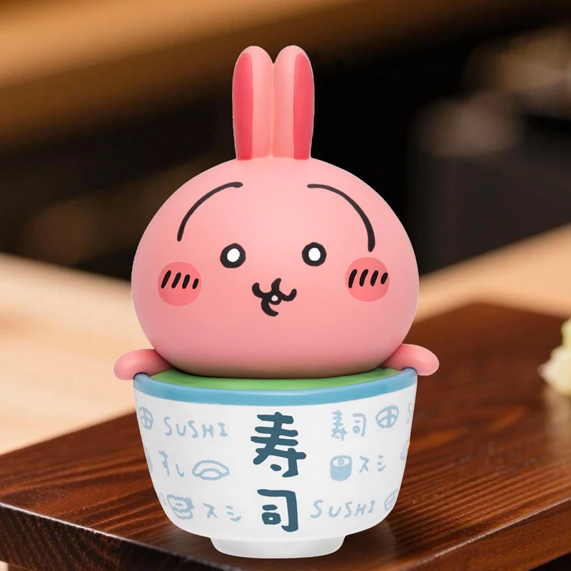 Chiikawa Sushi-Serie periphere Ornamente Blindbox Puppenfiguren Hachiware Usagi Chiikawa Momonga