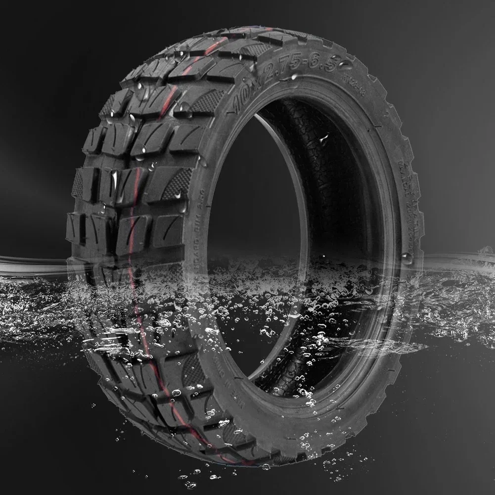 10x2.75-6.5 Tubeless Off Road Tire for Electric Scooter Adult Model Designed for Stability on Loose and Uneven Terrain Types