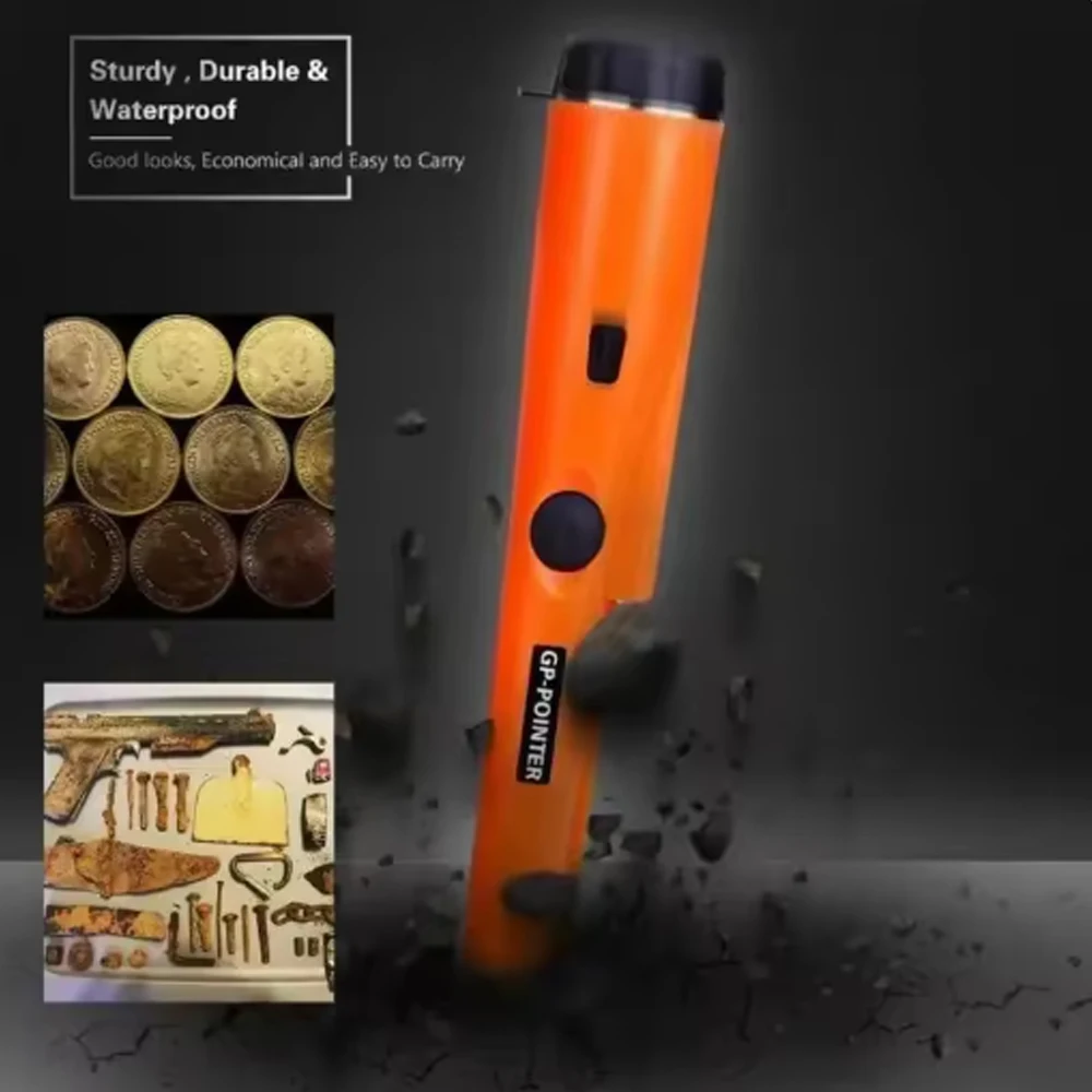 كاشف المعادن المحمول Pro GP-Pointer مع IP66 مقاوم للماء وحزام سوار LED لصيد الكنز والاستكشاف الخارجي