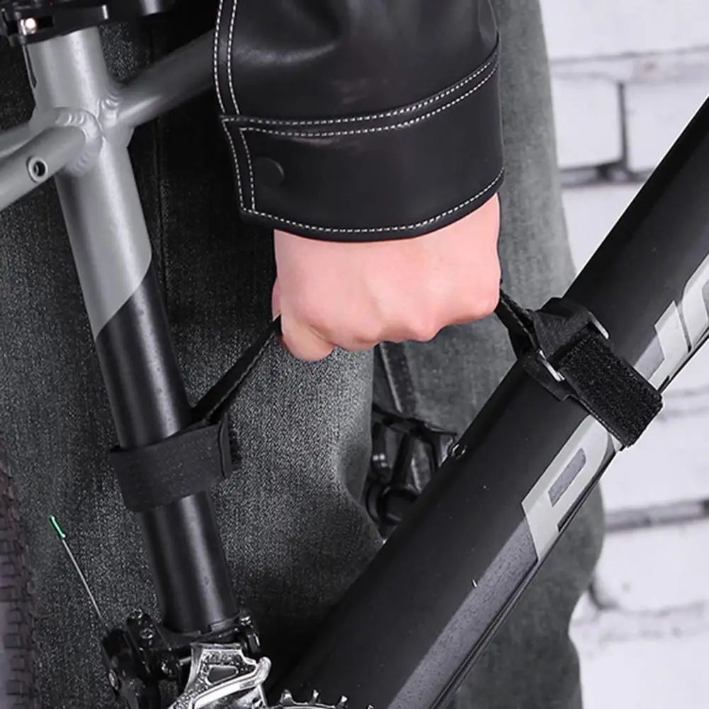 

Быстрая установка, ремень для ручки велосипеда, ремень для рамы велосипеда, прочная нейлоновая лямка, ремень для ручки велосипеда для универсального складного