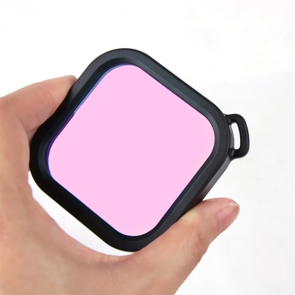 

3pcs Diving Filter Kit For Sports Camera Underwater Photography Red Purple Pink 5-25M Color Correction Lens Compatible With