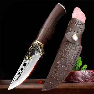 Forged Butcher Kitchen Knife Forged Kitchen Knife Knife Cutle Cutting Cutting Vegetables Beef Cutting Knob 12 Main Sales Cutle - №1