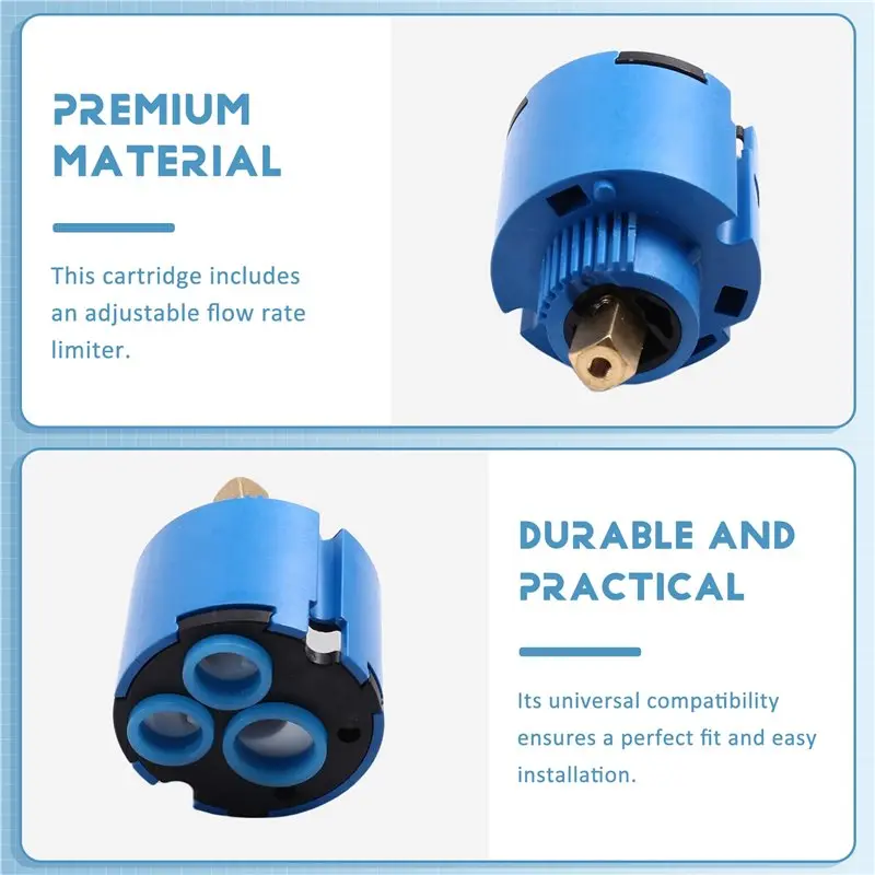 B47B-For Grohe 46048000 خلط متوافق مع صمام صنبور الدش استبدال خرطوشة الأساسية