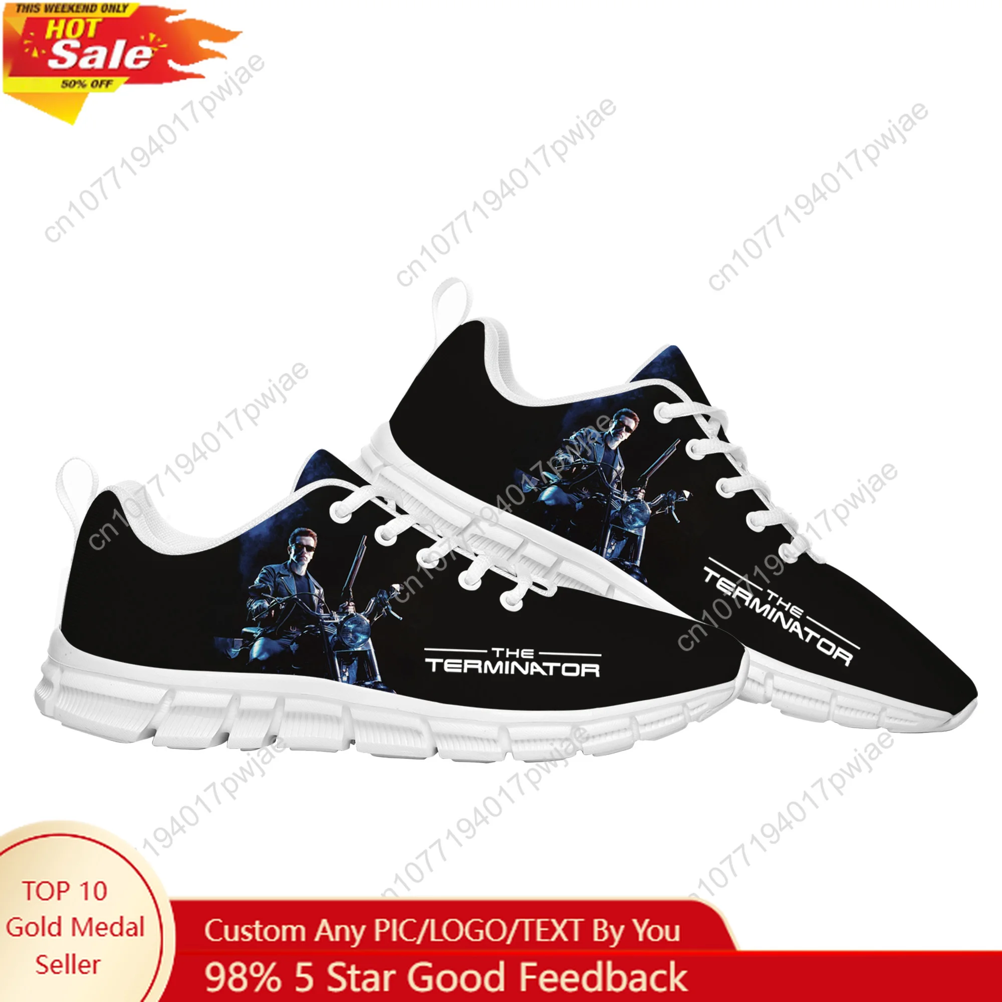 

Movie Terminator A-Arnold S-Schwarzenegger Sports Shoes Mens Womens Custom Sneakers Lightweight Casual Sneaker