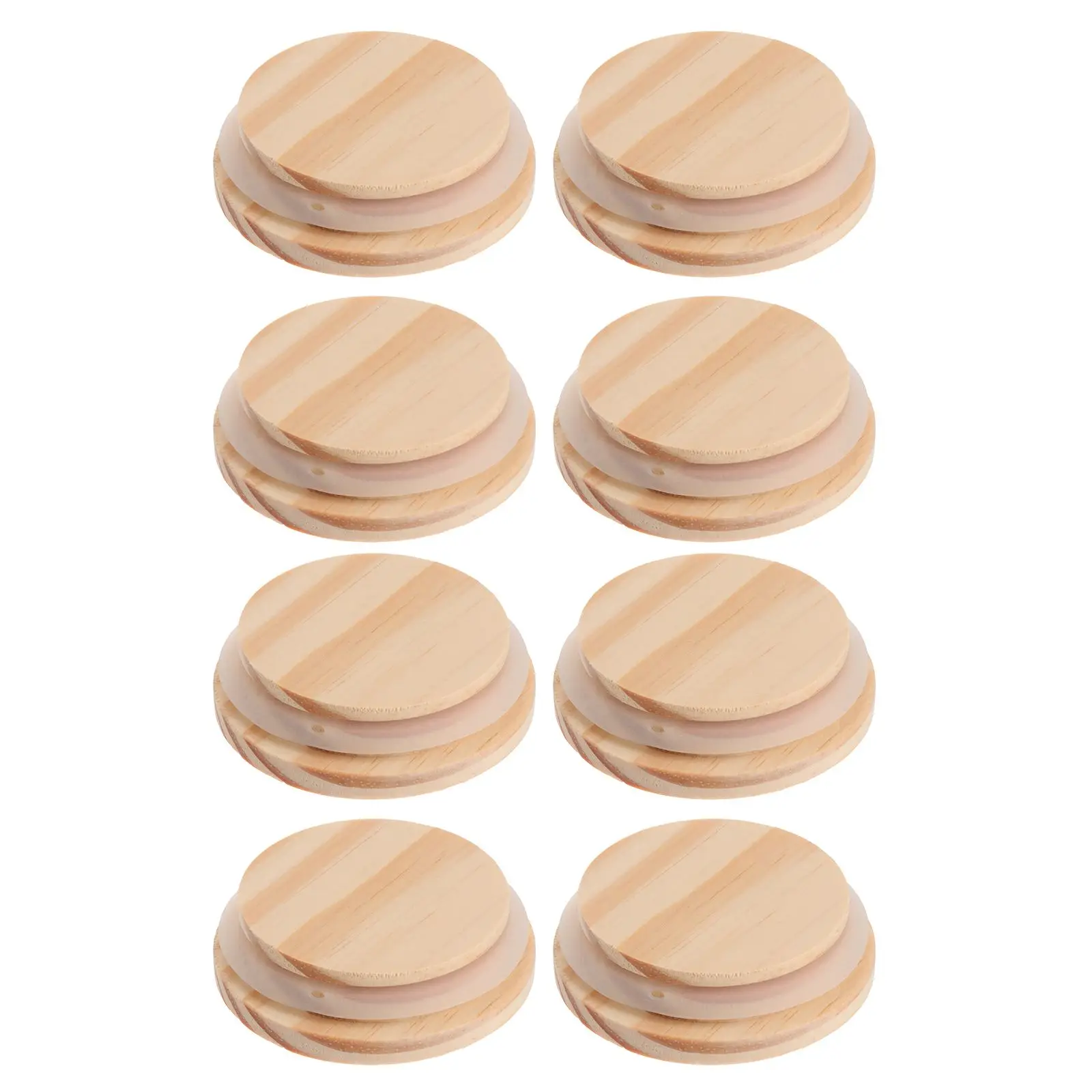 

Airtight Jar Wooden Lid Bottle Cover Glass Sealing Tops Cup Storage Container Kitchen Bar Accessories Premium Eco Friendly Tools