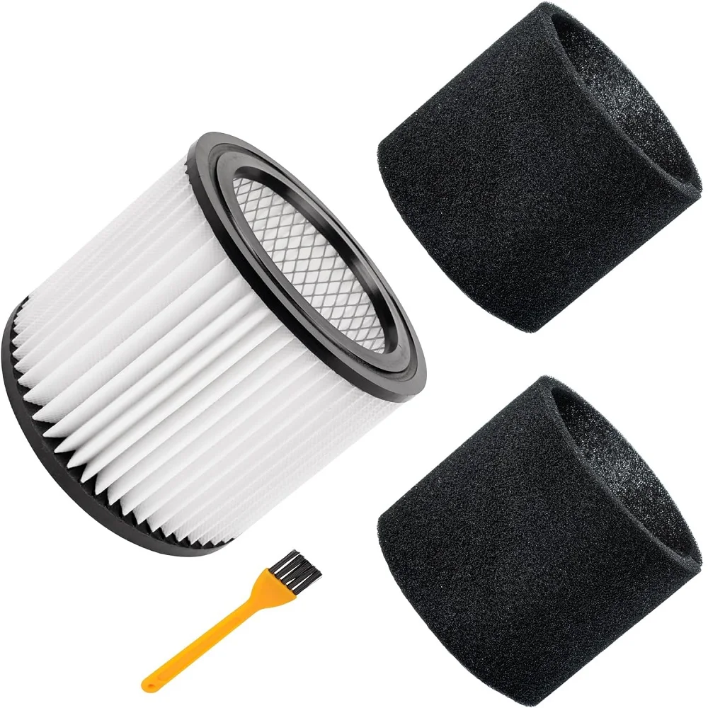 90398 Vacuum Filter and 90585 Foam Sleeve Filter for Shop-Vac 90398, 903-98, 9039800, 903-98-00