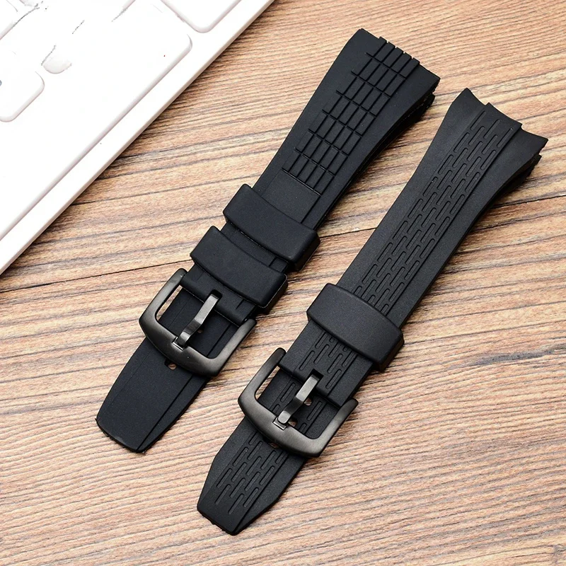 Silicone Watch Strap for Seiko Velatura SRH Spc007 Sports Waterproof Sweat-Proof Watchband Men Accessories 26mm Wristband