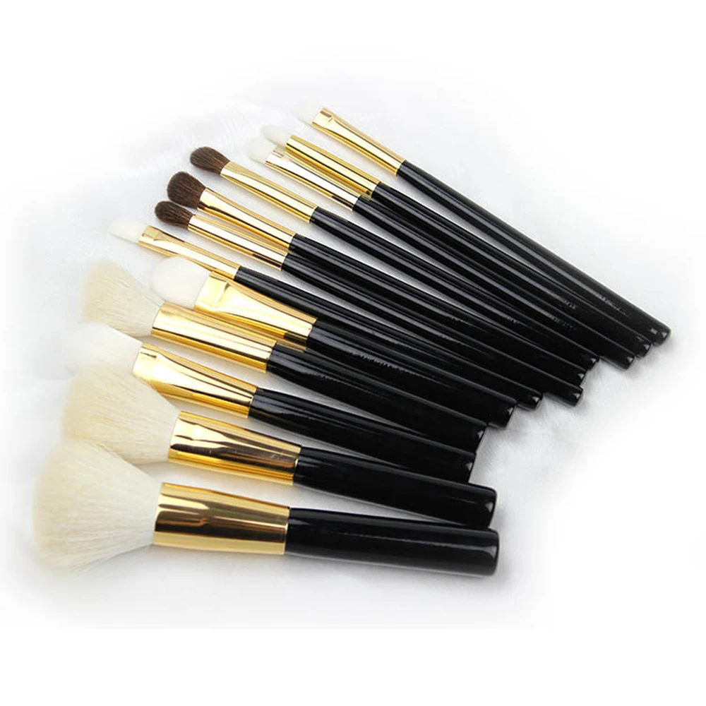 12pcs Soft Makeup Brushes Set Concealer Blush Loose Powder Highlighter Foundation Brush Beauty Tools Private Label Custom Bulk