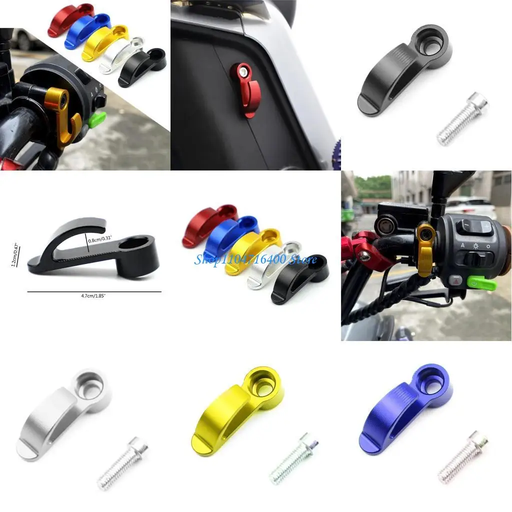 

y1gd Universal Motorcycle Luggage Hook Claw Handlebar Helmets Bottle for Carrier Hanging Bag Holder Electric Scooters Accesso