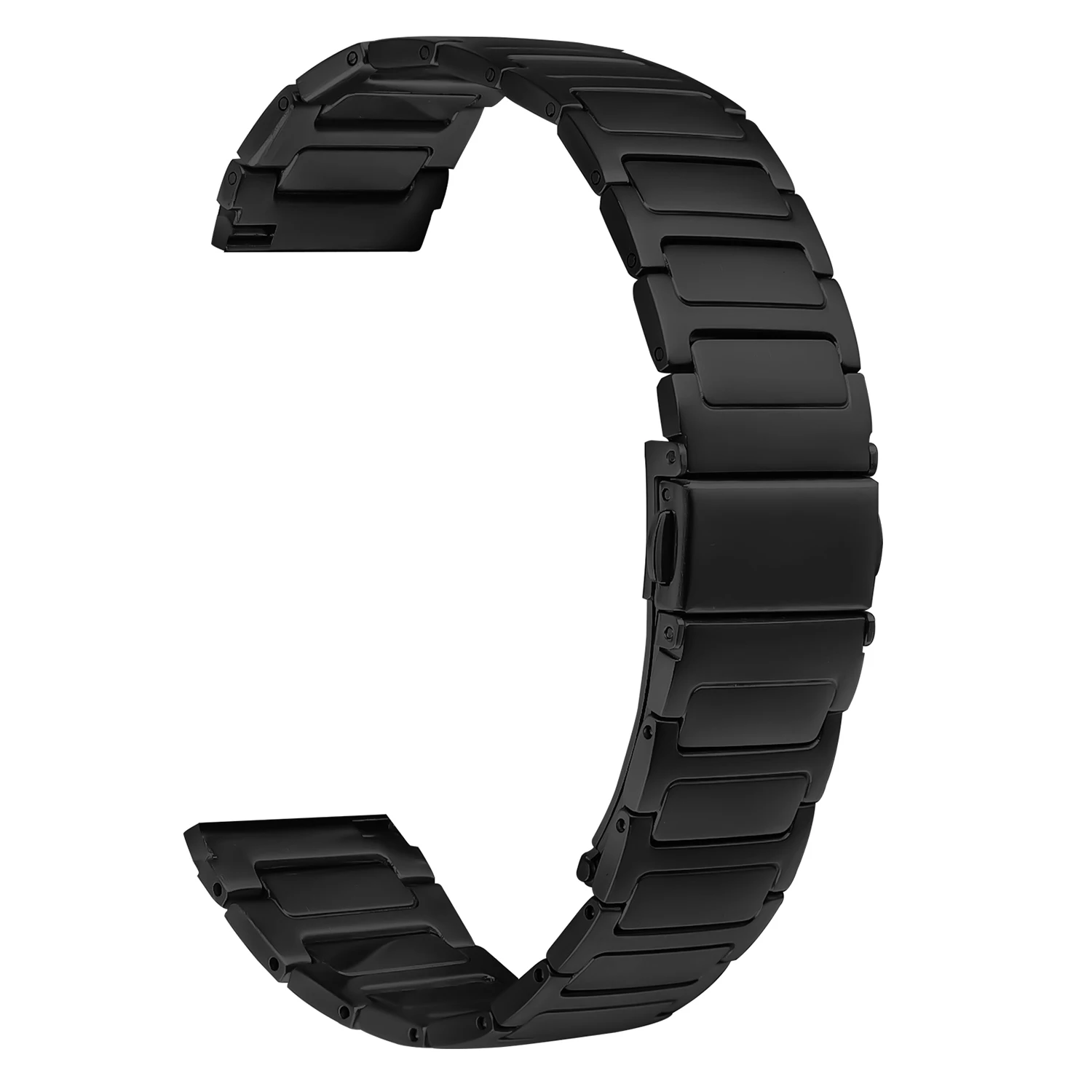 

For Xiaomi Watch S2 42mm / 46mm Metal Watch Band Stainless Steel Adjustable Watch Strap - Black