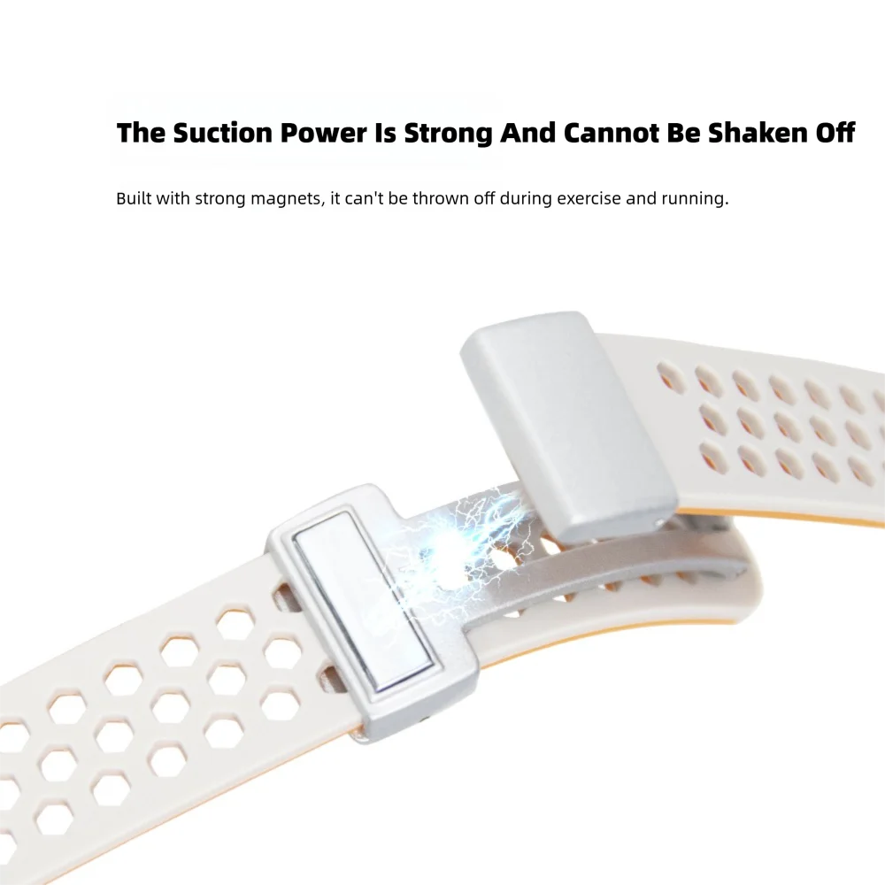 Breathable Strap + Magnetic Buckle For Xiaomi Mi Band 7 Pro Bracelet Air Holes Quick Release Sport Watch Band for Xiaomi Mi Band