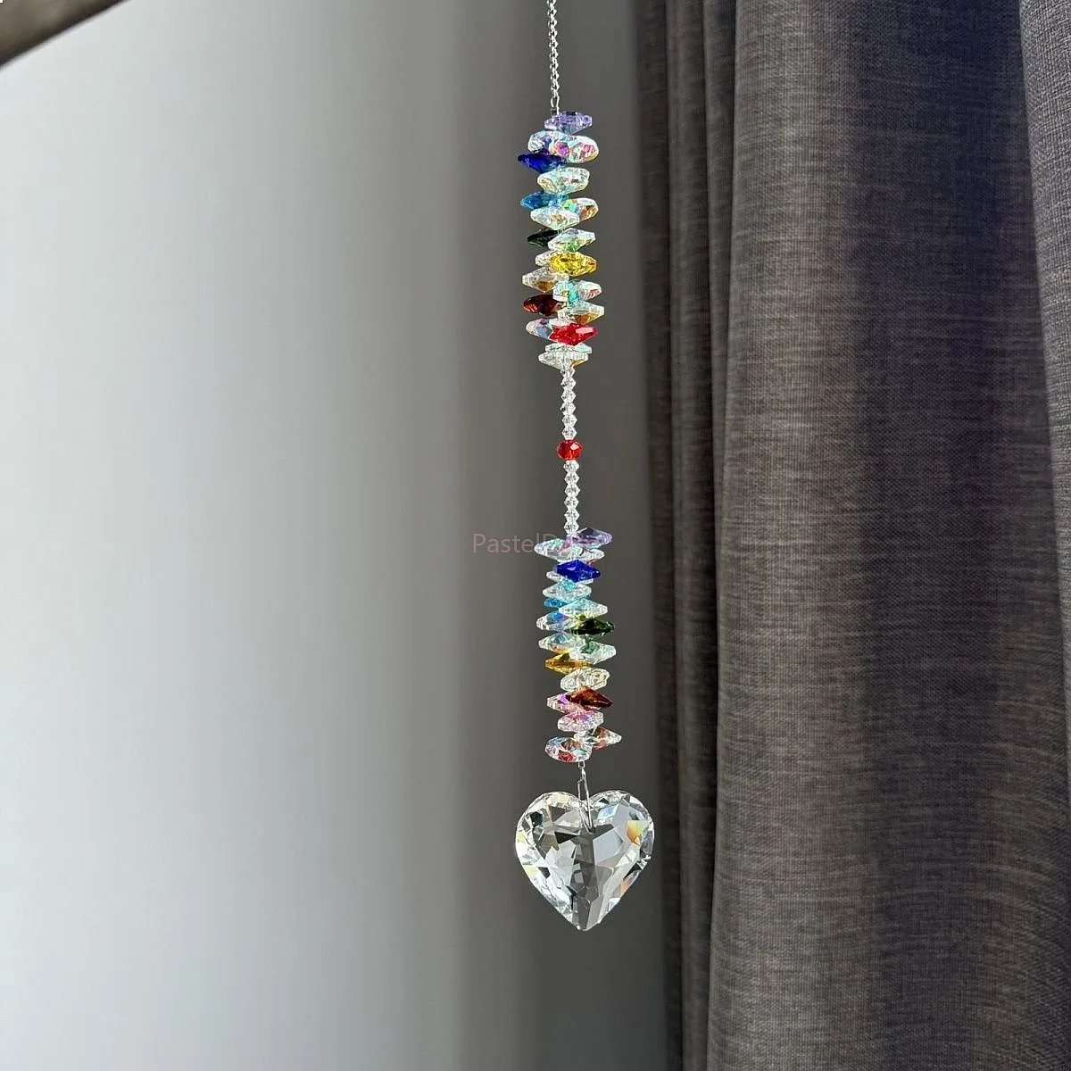Sun Catcher Pendant Crystal Butterfly Sunflower Faceted Ball Rainbow Maker Romantic Gift Decor