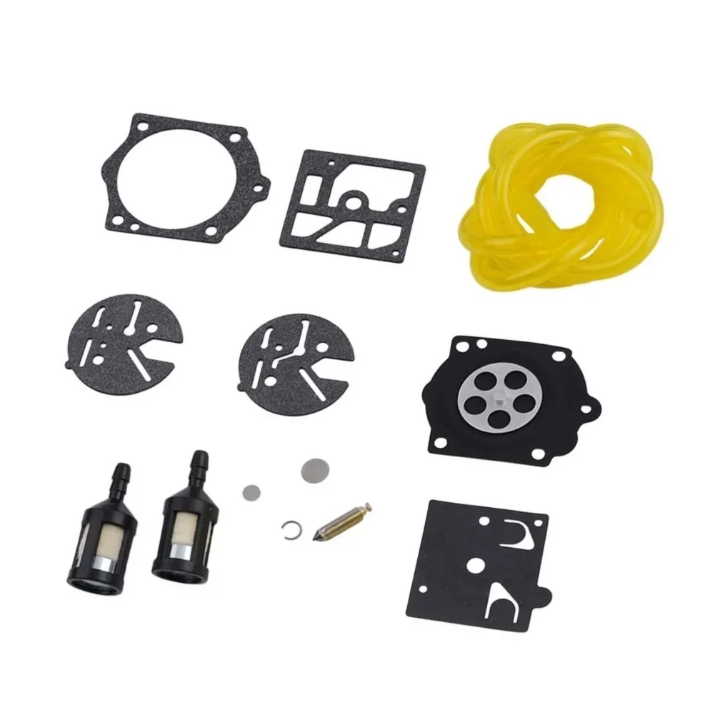 Oil cap Carburetor repair kit Air fuel filter Rebuilt kit Piston injector 1 set Replacement For mcCulloch pro mac