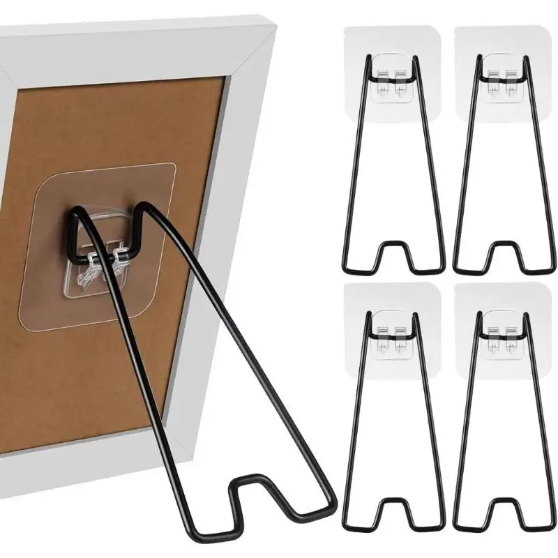 Self Adhesive Picture Frame Support Stands Photo Easel Display Bracket For Artwork Photo DIY Decor