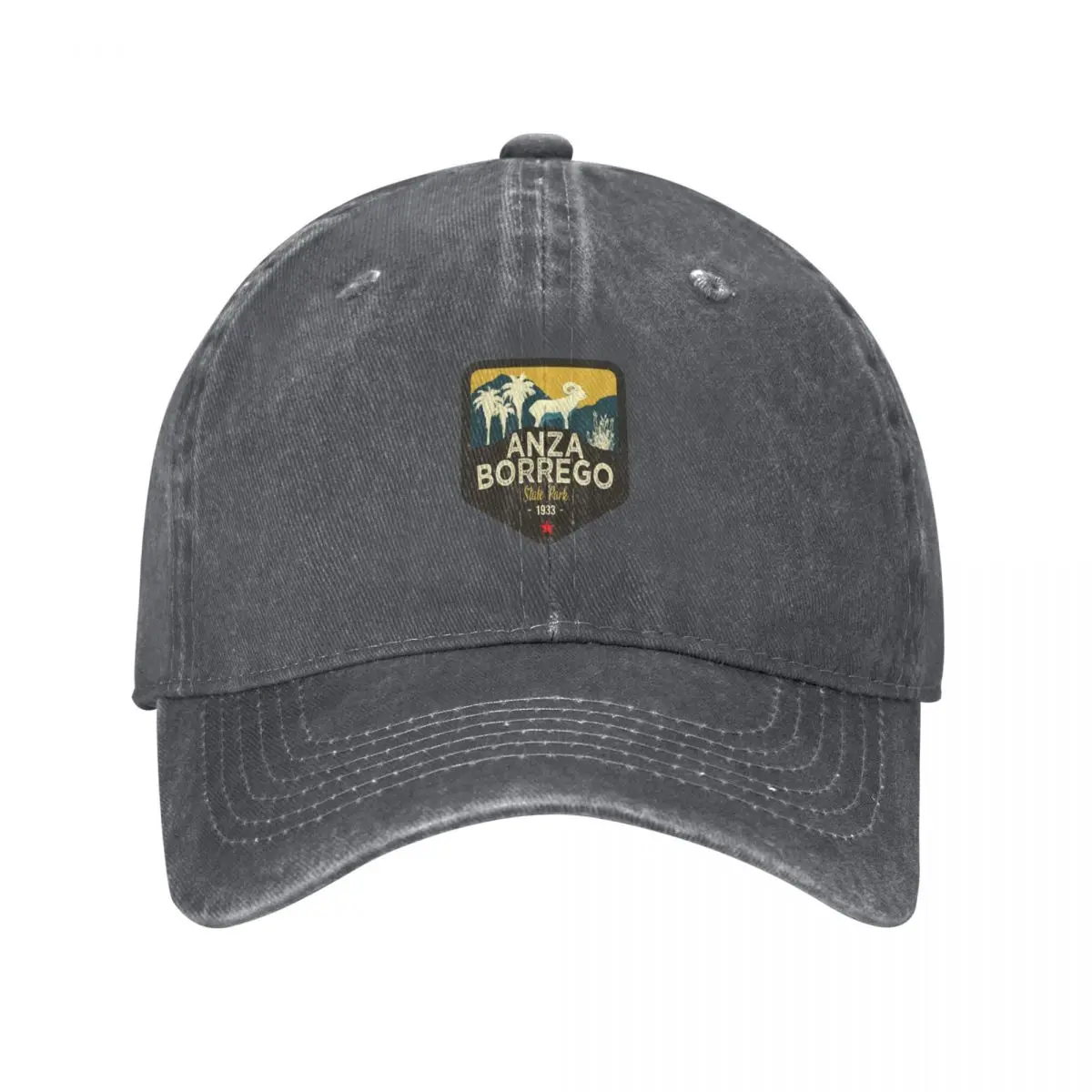 

California Treasures Badge 2 of 10 - Anza Borrego State Park Sticker Baseball Cap cute hard hat Women's Beach Outlet 2025 Men's