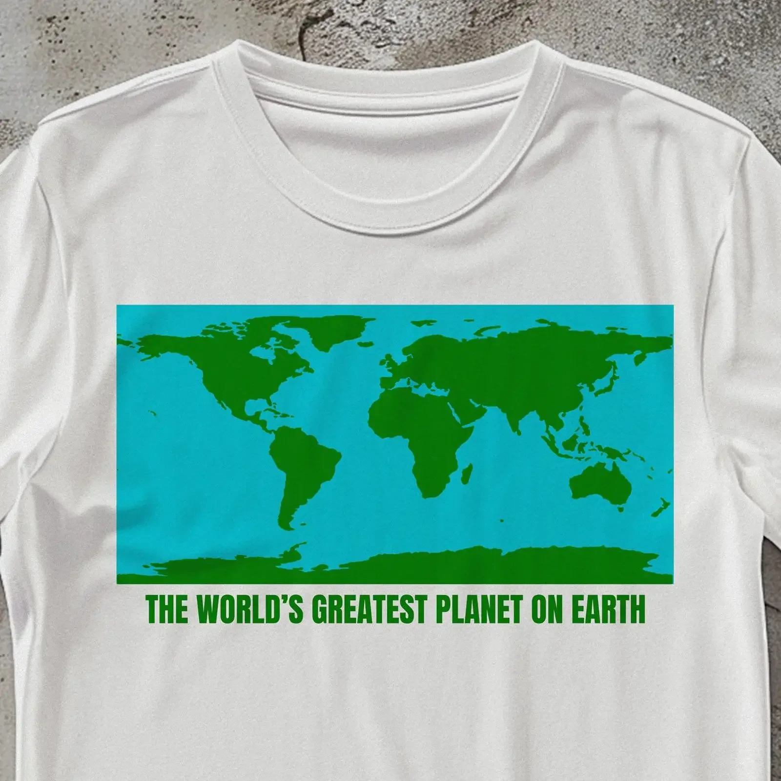 T-shirt de la Journée de la Terre, cadeau amusant pour professeur de géographie, écologique, amusant, sauvez la planète, vintage, lavé, respirant, décontracté, élégant