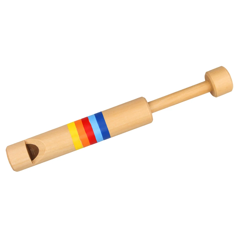 

Summarizing Wood Flute Wooden Musical Instruments Pull-Push Whistle Copper Pipe