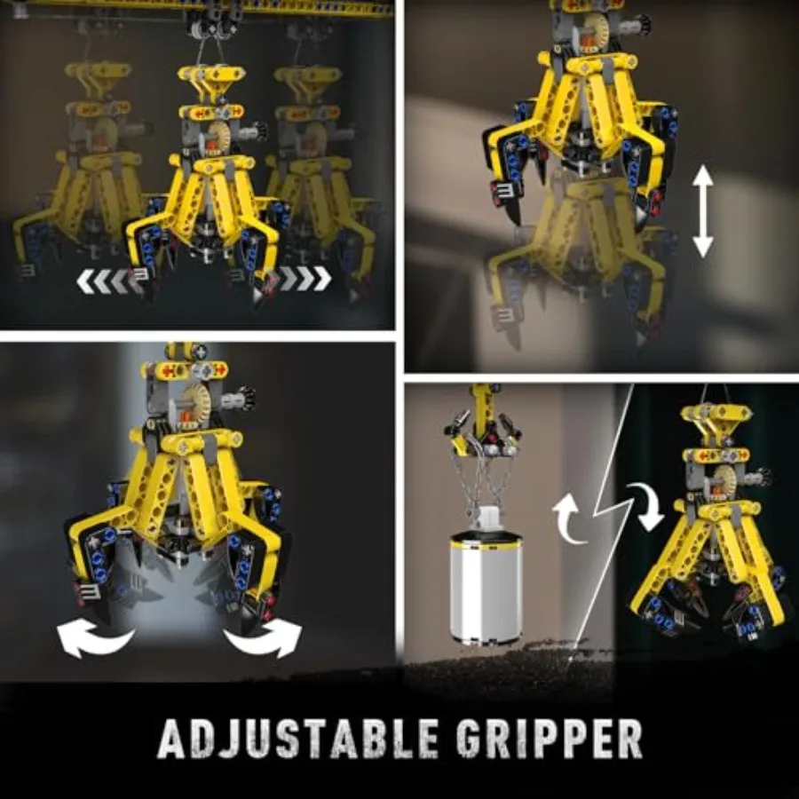 Crawler Crane Advanced Building Kit, Crane Heavy-Duty Truck Sets to Build, Large Engineering Vehicles Construction (1731 PCS)