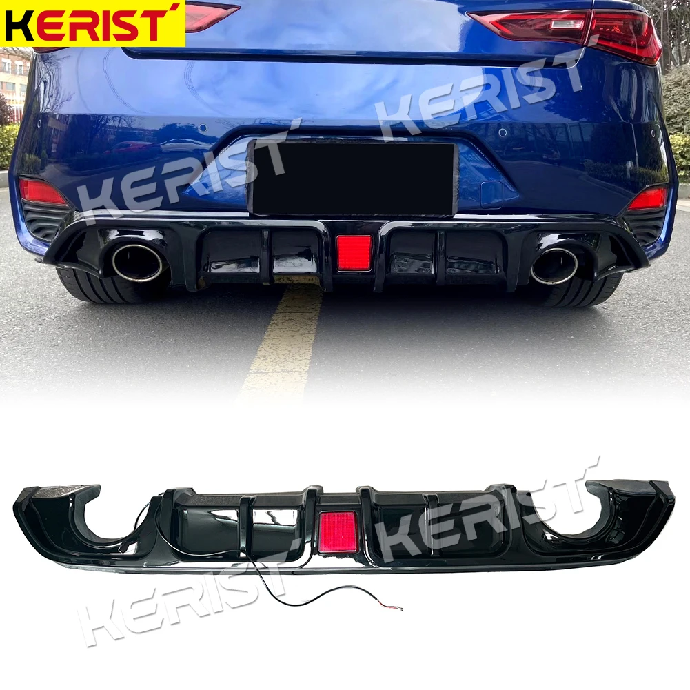 

ABS спойлер задний диффузор багажника со светодиодной подсветкой спойлер с черной отделкой для Infiniti q60 2017-2019