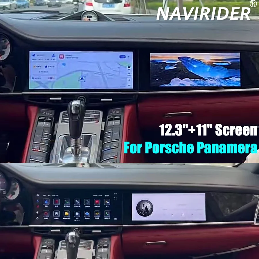 

RHD LHD 12,3 "+ 11" экран 256 ГБ автомобильный радиоприемник для Porsche Panamera 2010-2017 Android Auto DSP навигация GPS мультимедийный видеоплеер