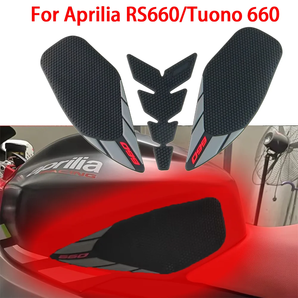 

Tank Grip Pads For Aprilia RS660/Tuono 660 2021-2022 Protector Sticker Tank Traction Pad Side 3M