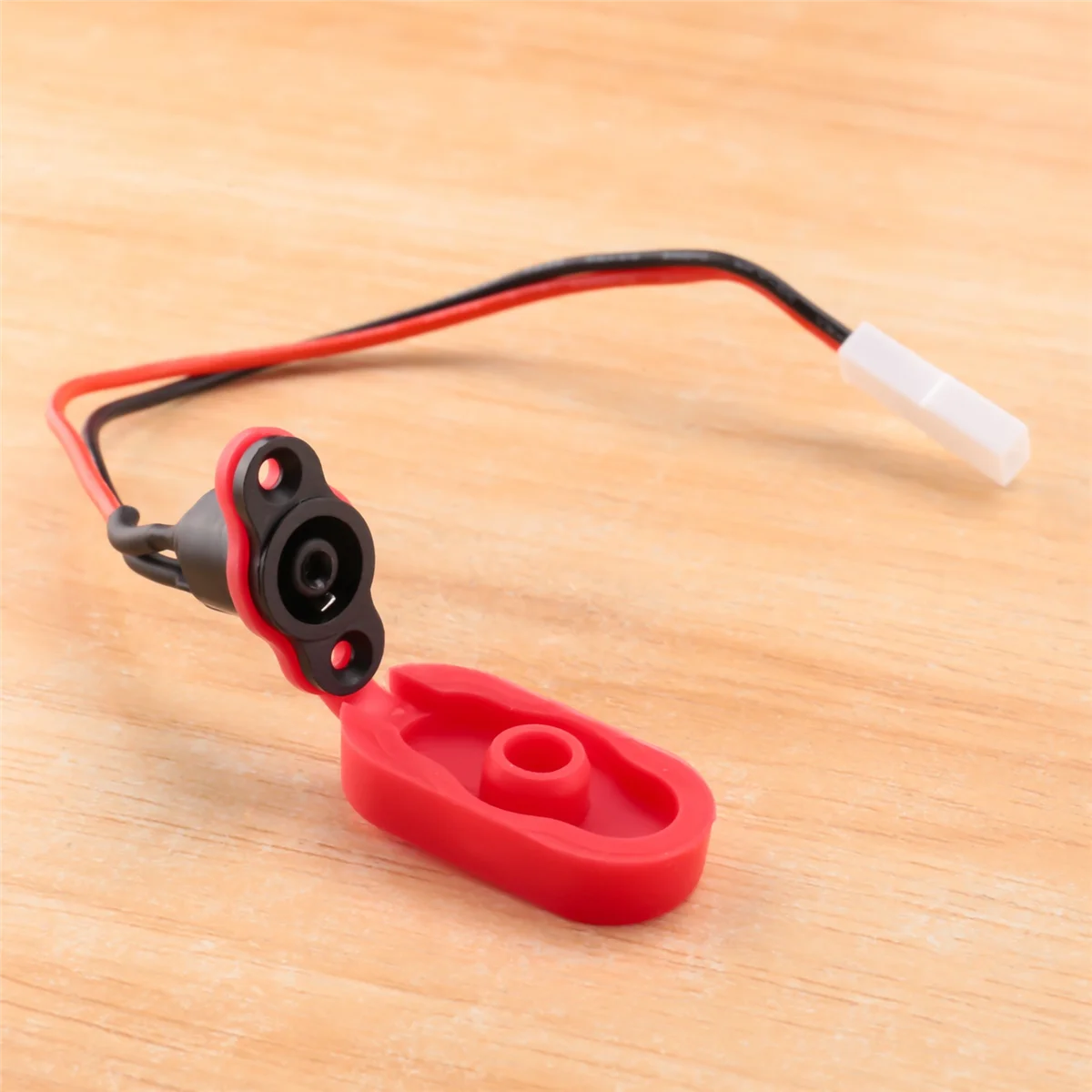 For M365 Electric Scooter Charging Hole Cover with Charging Cable Charging Port Plastic Waterproof Cover