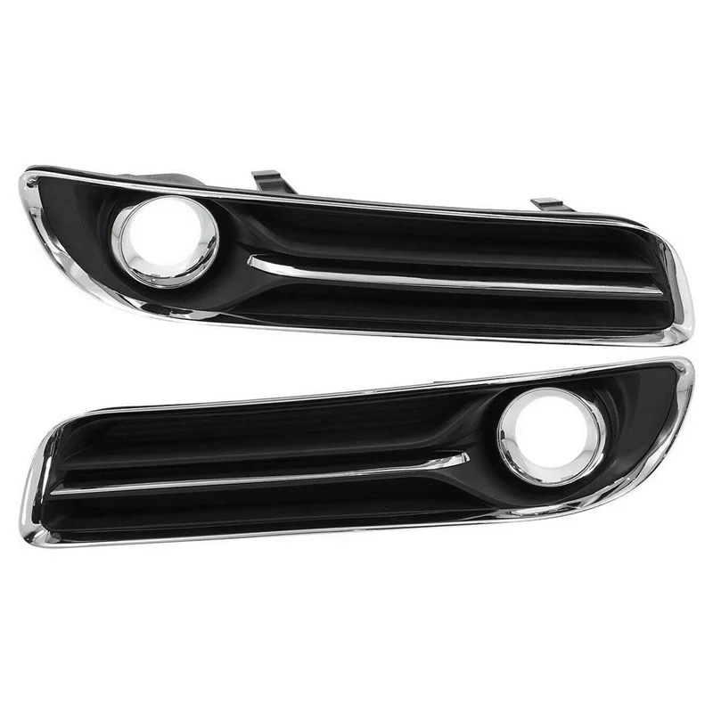 

1Pair Front Bumper Fog Light Cover Chrome 68127946AB 68127947AB for Chrysler 300 2011-2014 Fog Lamp Bezel Trim