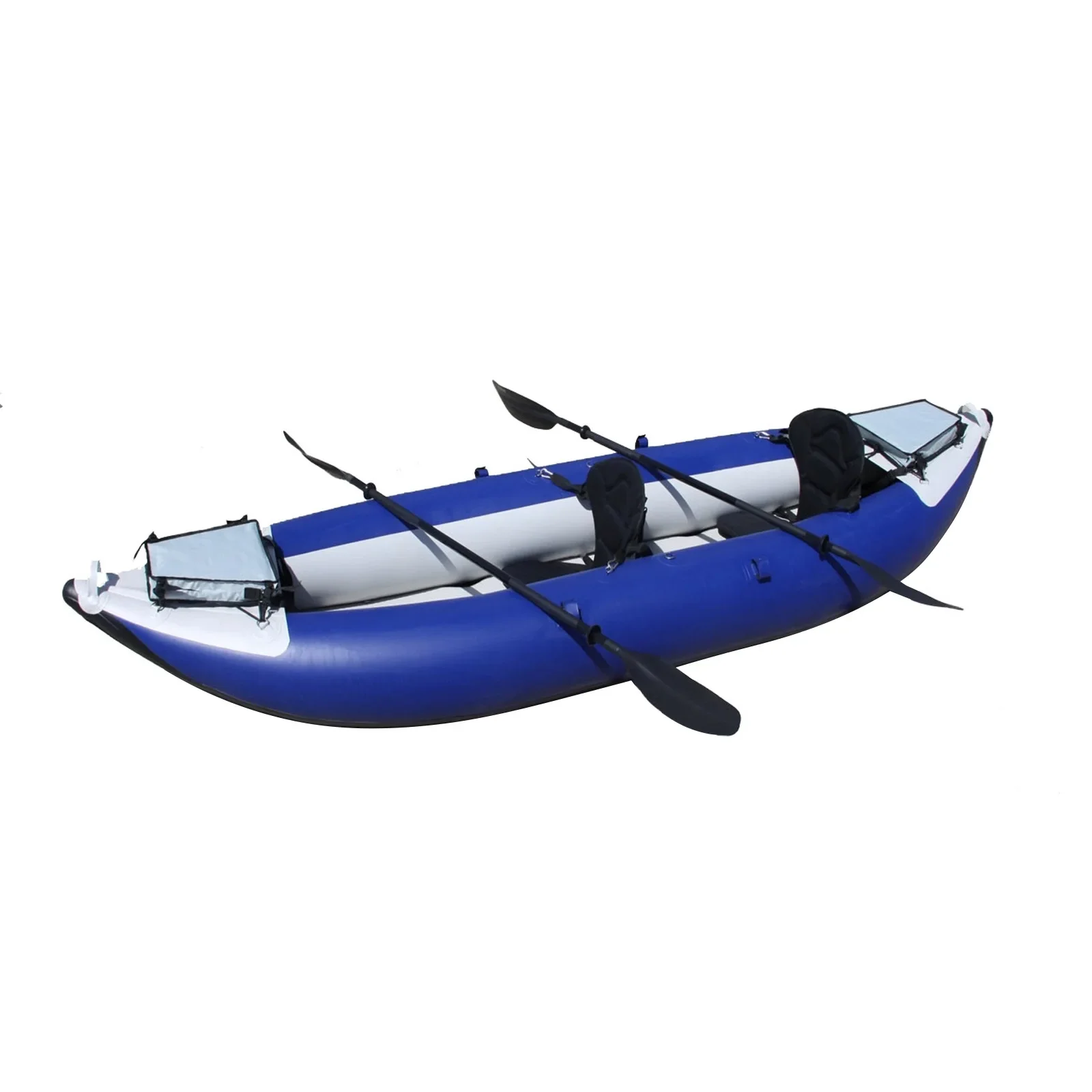 Inflatable kayak PVC double pontoon kayak kayak boat  folding rafting boat canoe single double