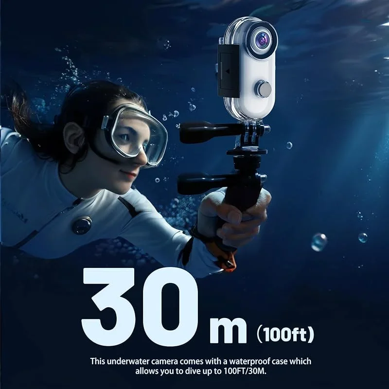 H88 Pocket 4K Mini Camera Magnetic Wearable Cam 1080P Waterproof Shell WiFi Bike Camera Friendly Casual HD Cycling Vlog Home Use