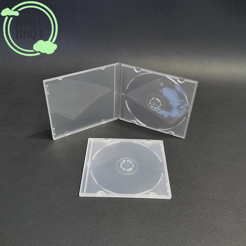 

(BBQ4) 1 шт., 8 см, ReadStar, прозрачный ультратонкий стандартный футляр для DVD из полипропилена, 3-дюймовый футляр для компакт-дисков, портативный бокс для хранения компакт-дисков