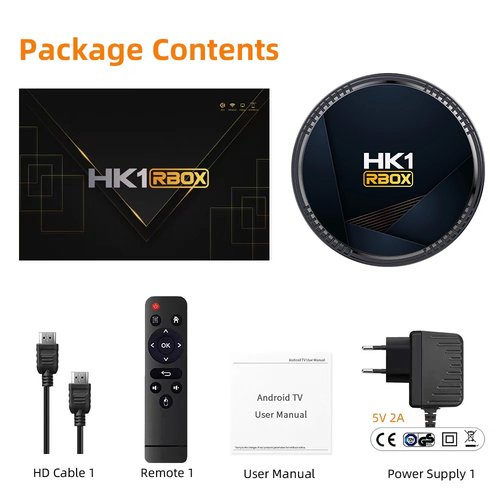 HK1 RBOX H8 Android 12.0 4G 128G TV BOX 3D 6K 4K BT5.0 Wifi6 Allwinner H618 رباعي النواة مشغل الوسائط الذكية Set Top Box 2G 16G