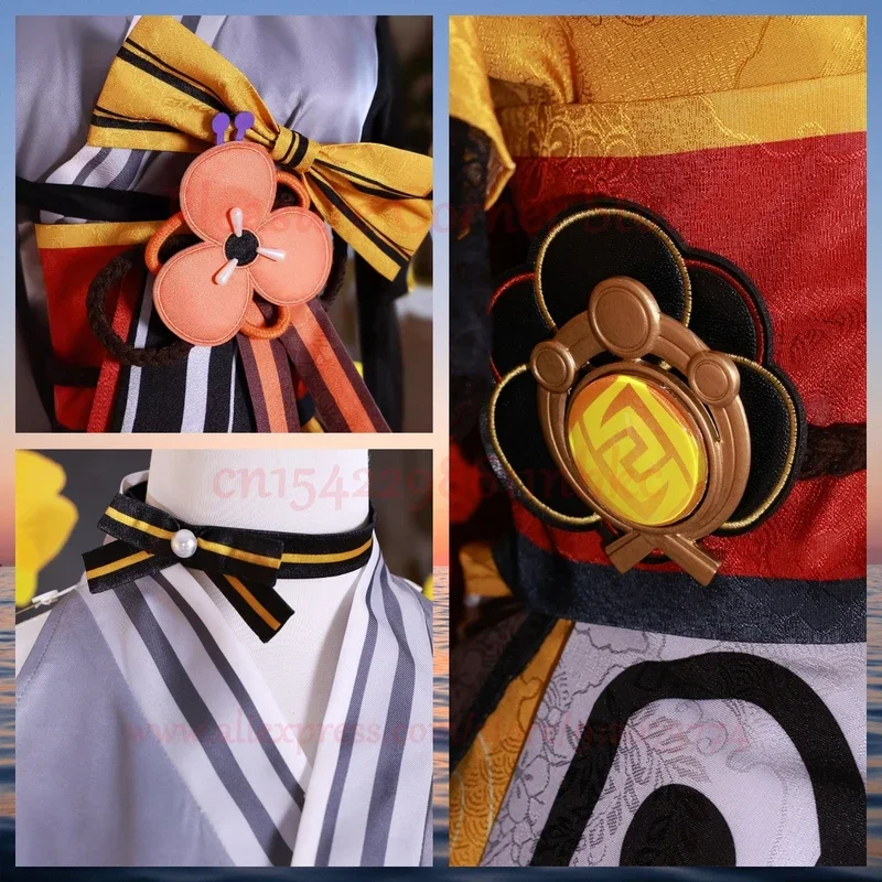 ZA01 en Stock disfraz de Cosplay de Chiori conjunto completo traje de Cosplay de Chiori vestido peluca zapatos Genshin Impact trajes de Cosplay de Chiori CostZa0 @