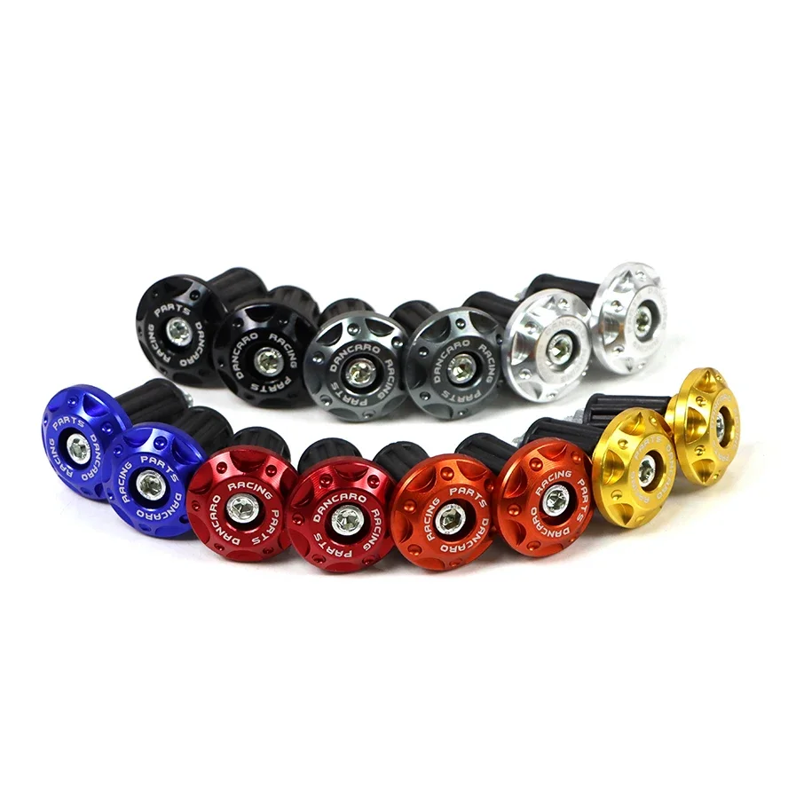 2Pcs 8 Color Motorcycle Accessories Handle Bar Ends Plug Grips Handlebar Plug Caps Slider Motor Bike for Honda Yamaha KTM