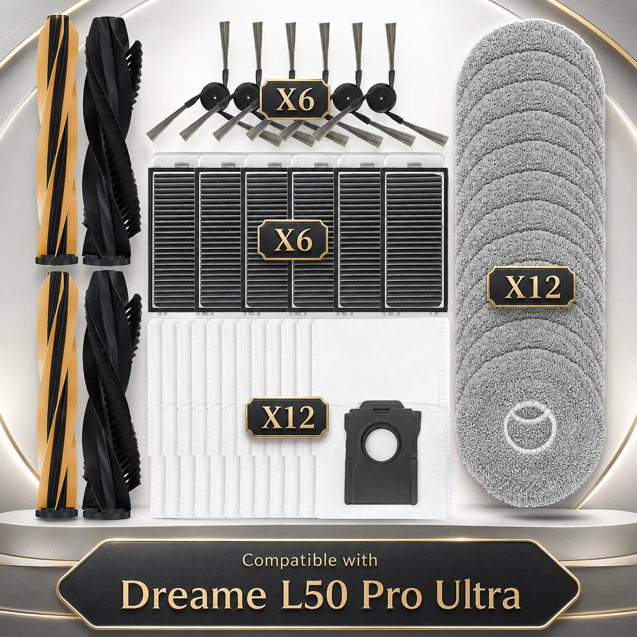 compativel-para-dreame-l50-pro-ultra-substituicao-escova-lateral-principal-filtro-hepa-mop-almofadas-saco-de-po-pecas-reposicao-acessorios