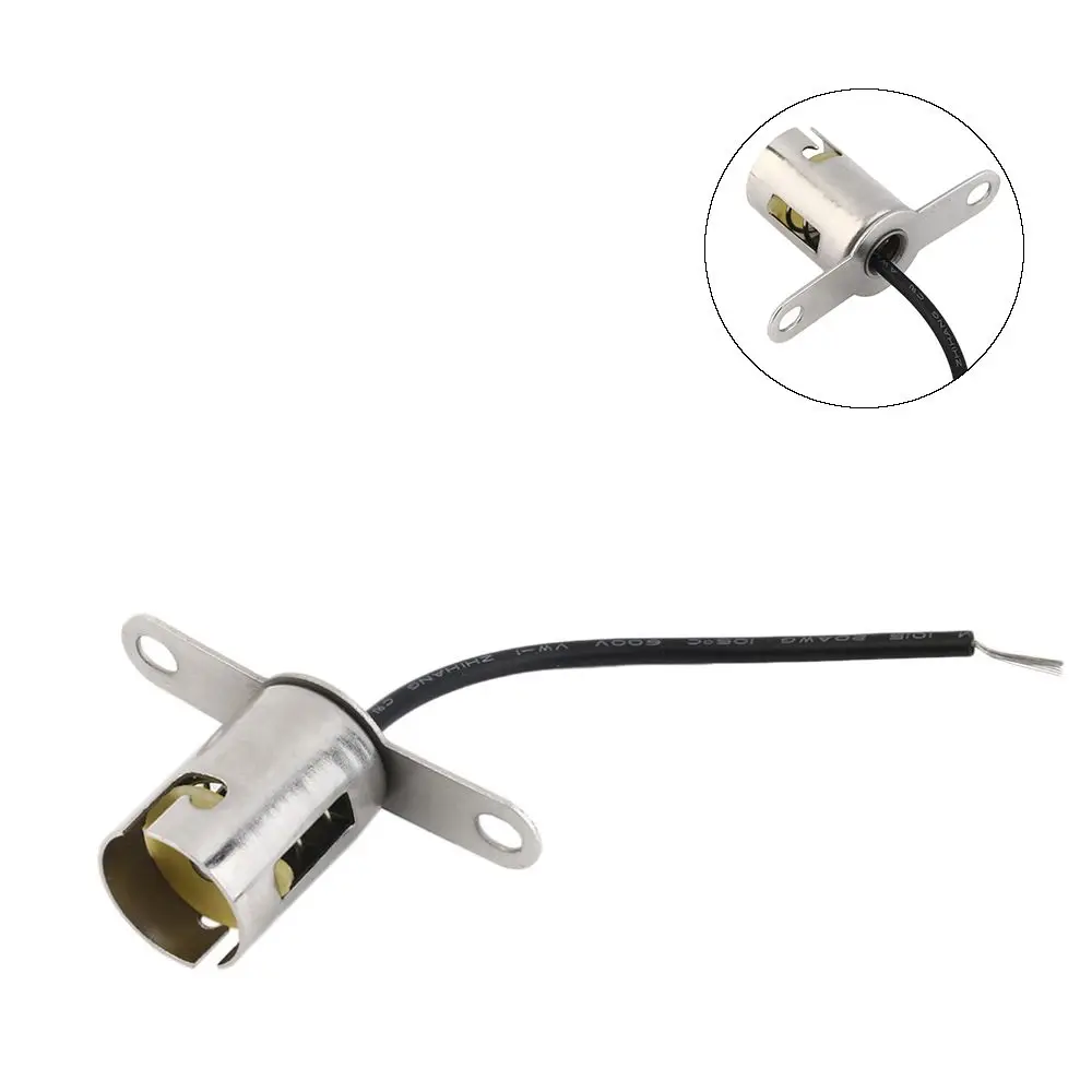 

Durable BA15s 1156 12V LED Lamp Holder Socket Light Bulb Snap-in