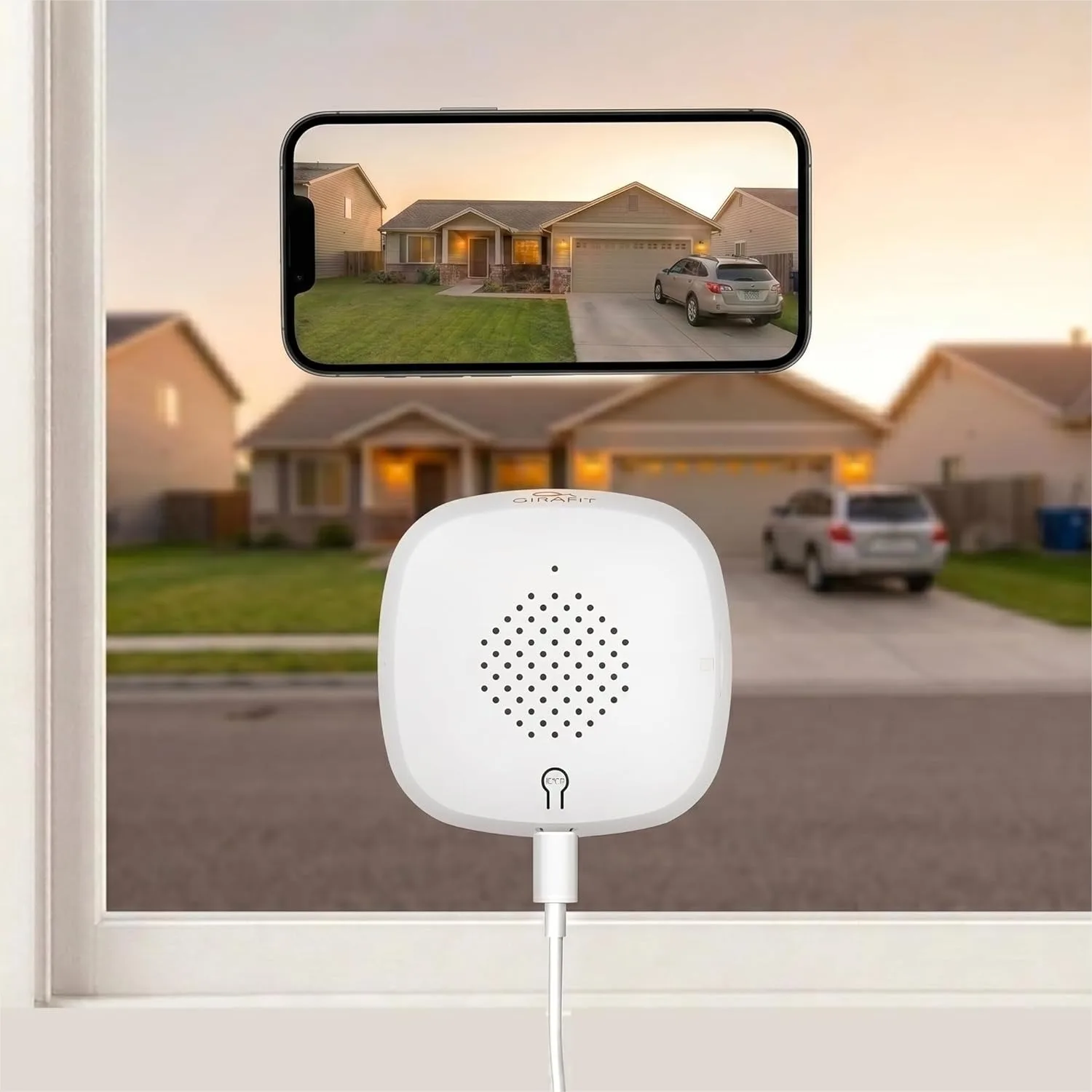 

3MP 2K Window Camera for Home Security with Color Night Vision and Motion Detection, 2.4GHz & 5GHz WiFi, 24/7 Recording