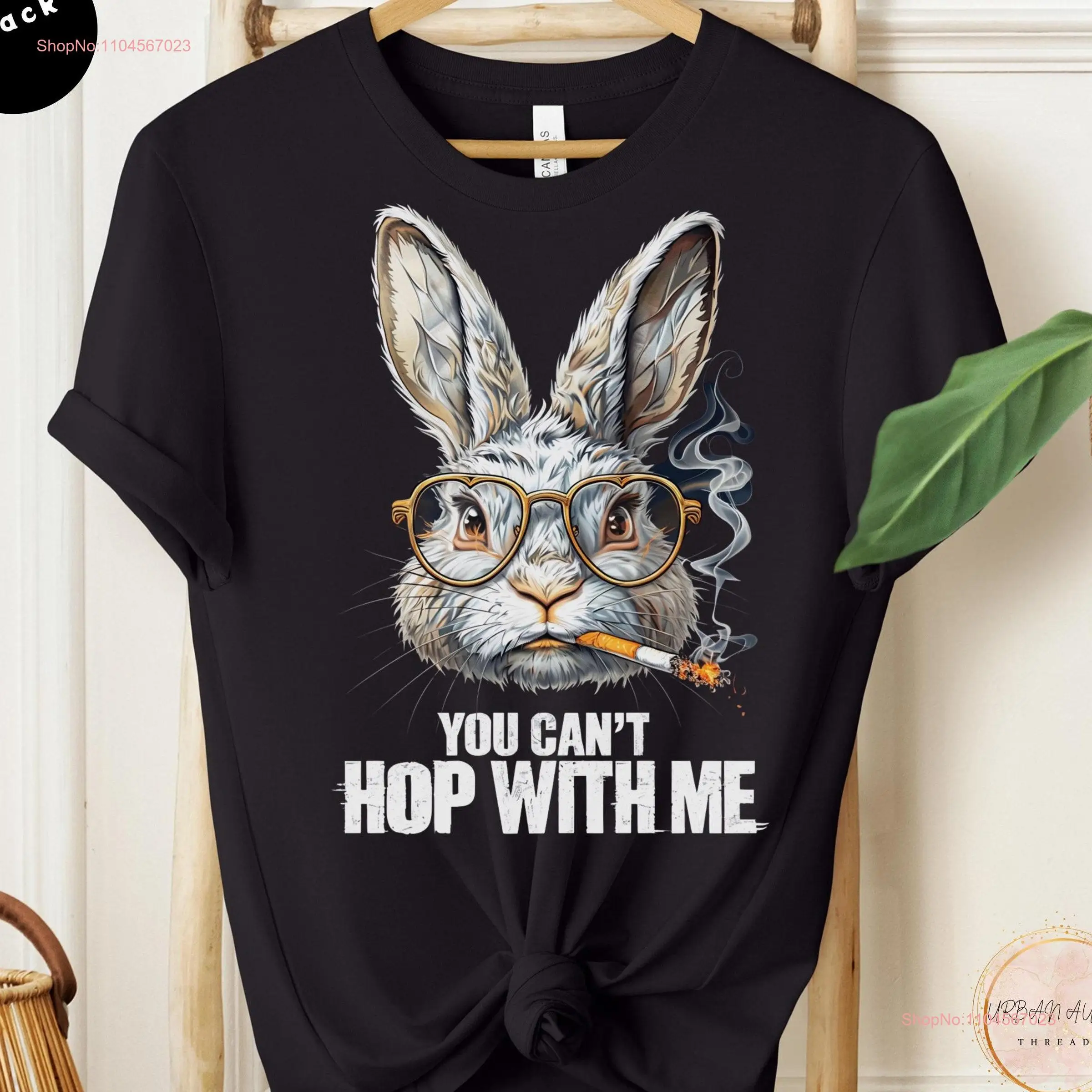 

Funny Rabbit T Shirt Humorous for Bunny Lovers Quirky Easter Perfect Friends and Family Silly long or short sleeves