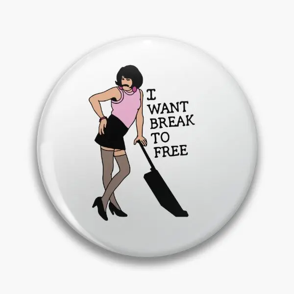 

Фредди Меркурий, мягкая булавка на пуговицах, ювелирная булавка на лацкан, забавная женская металлическая брошь, шляпа, креативный подарок для влюбленных, милый модный декор, мультяшный