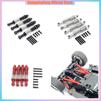 WPL C14 C24 MN D90 D91 D96 D99 D99S MN90 MN98 MN99S 4pcs Metal Shock Absorber Damper RC Car Upgrades Parts Accessories
