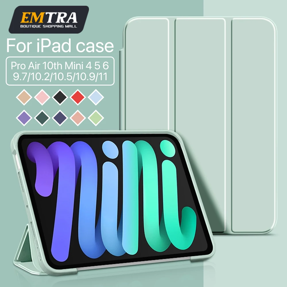 For iPad 6th Generation/ iPad 5th Gen 9.7 inch IPad Air 1 2 Case for IPad Pro9.7 2017 2018 ipad Air 5 Air 4 2022 10th 10.9 Cover