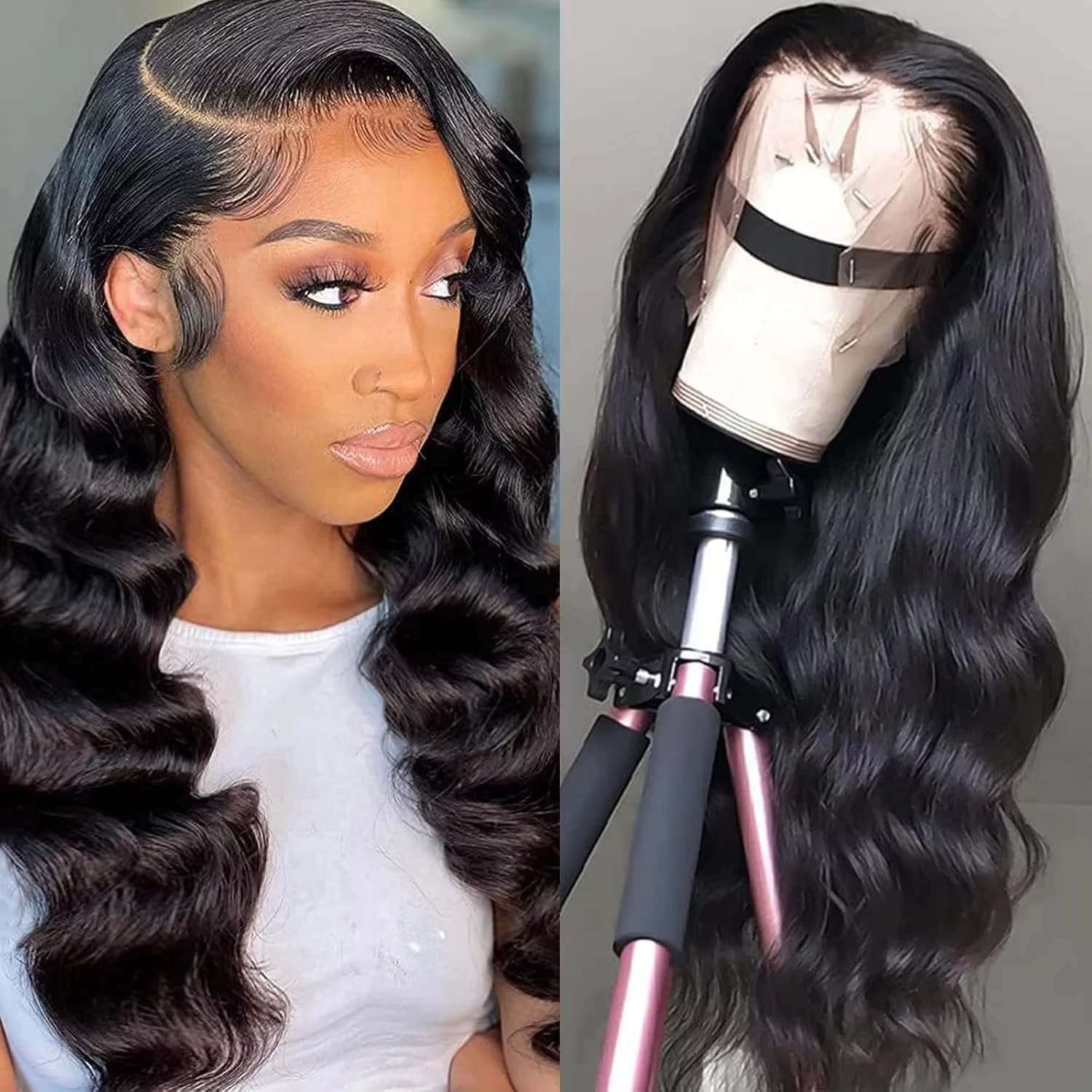 

Body Wave 13x4 13x6 360 Hd Transparent Lace Front Wigs Human Hair Wig Brazilian 30 40 Inch Body Wave Lace Frontal Wig For Women